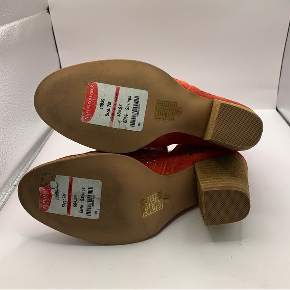 Jeffrey Campbell Red Boots Size 7 suede - Picture 6 of 7